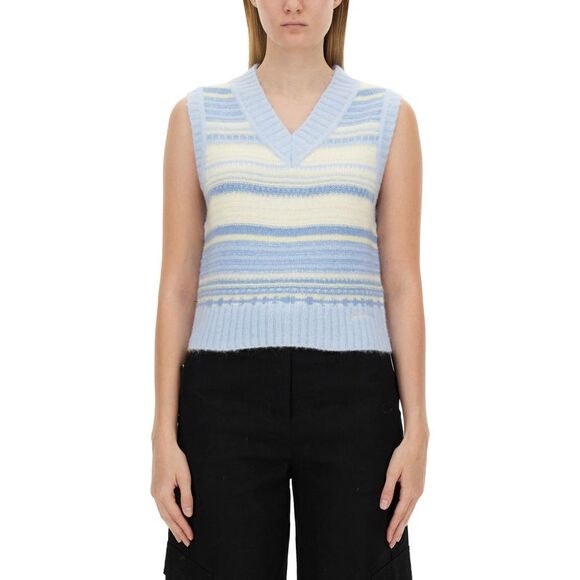 Ganni Women V-Neck Vest